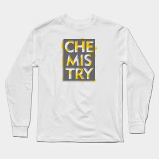 3d effect scrambled letter of chemistry Long Sleeve T-Shirt